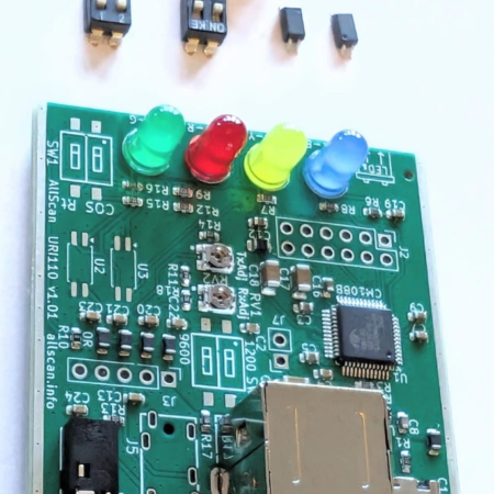 URI110 USB Radio Interface kit, excluding enclosure.