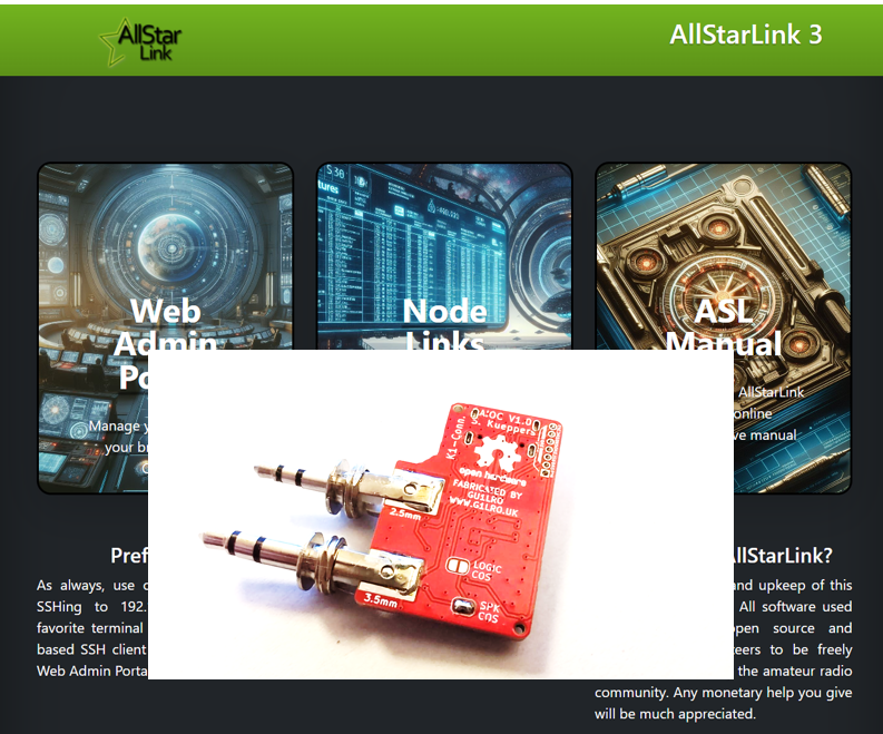 Building an AllStar3 Node with the G1LRO AIOC and ASL3