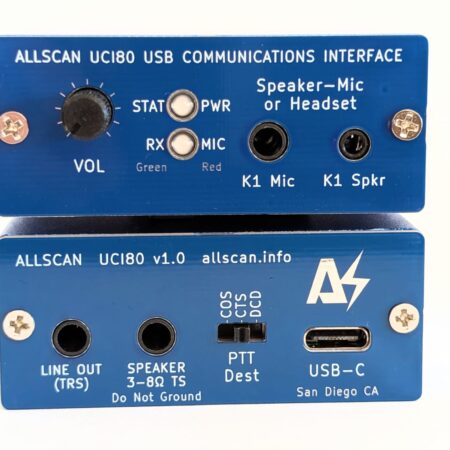 AllScan UCI80 USB Communications Interface: Radio-Less-Node