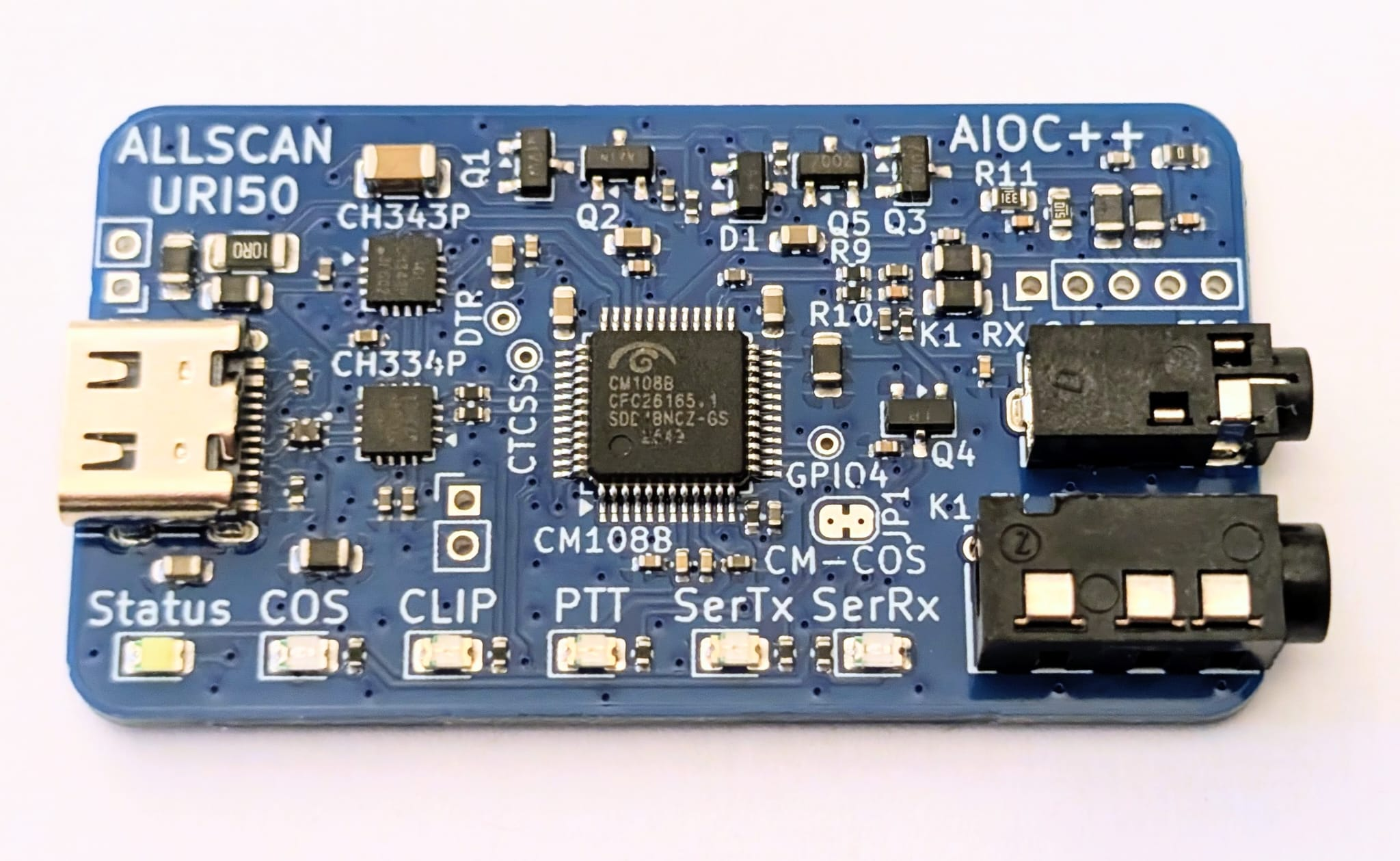 New in the G1LRO store: the AllScan URI50 USB Radio Interface.